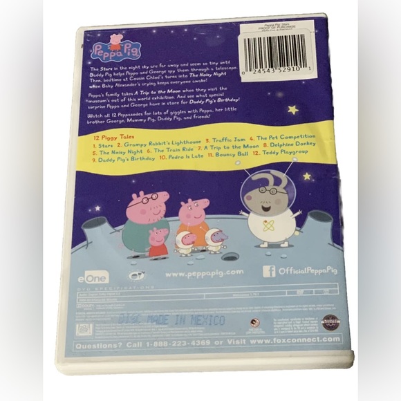 Child’s Nick Jr Peppa Pig Movie Stars Widescreen - Picture 2 of 2